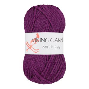 Garn viking sportsragg 569 rødlilla