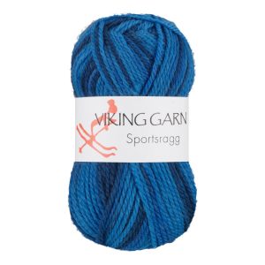 Garn viking sportsragg 583 multiblå