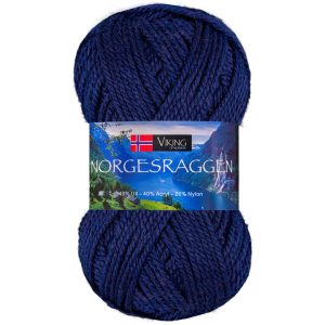 Garn viking norgesraggen 826 marineblå 8
