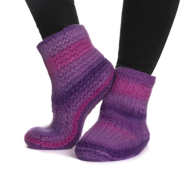 Viking Naturgarn, farge 669 Multi Lilla