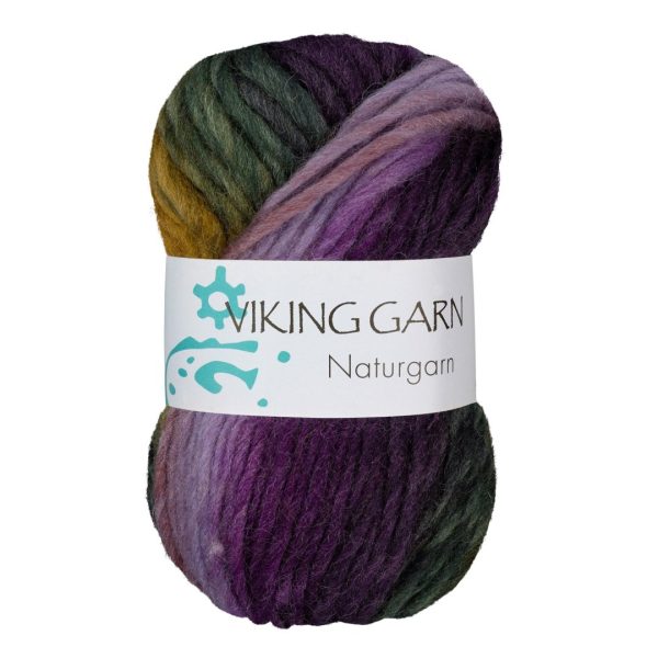 Viking Naturgarn, farge 679 Multi Lilla Ok