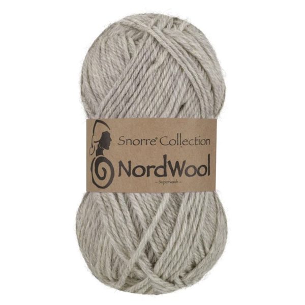 Viking Snorre Nordwool, farge 113 Lys Grå