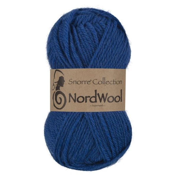 Viking Snorre Nordwool, farge 125 Koboltbl