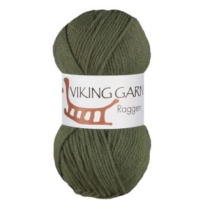 Garn viking raggen 732 mørk grønn