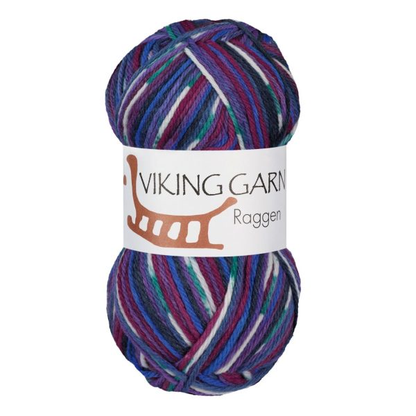Viking Raggen, farge 765 Multi Lilla Blå