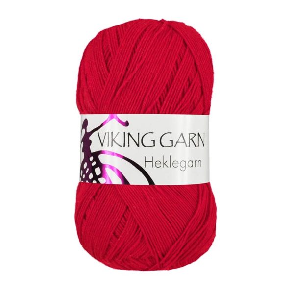Viking Heklegarn, farge 850 12 4 Rød