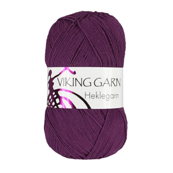 Viking Heklegarn, farge 869 12 4 Lilla