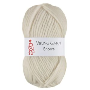 Garn viking snorre 202 naturhvit