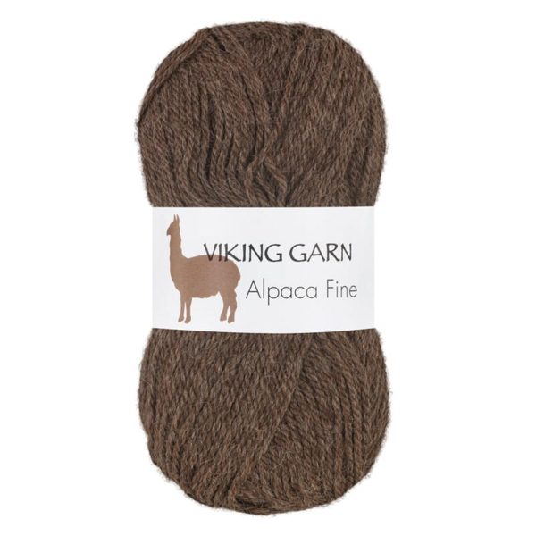 Viking Alpaca Fine, farge 608 Brun