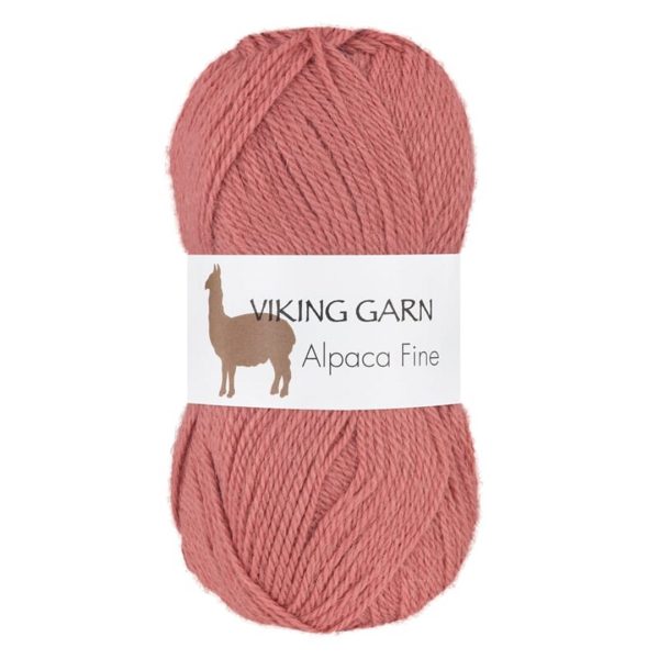 Viking Alpaca Fine, farge 609 Lys Gammelro
