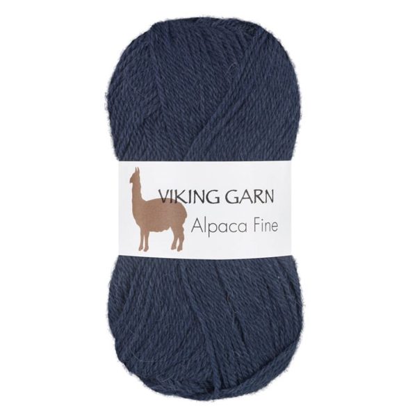 Viking Alpaca Fine, farge 627 Marineblå