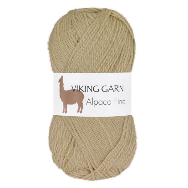 Viking Alpaca Fine, farge 632 Lys Oliven