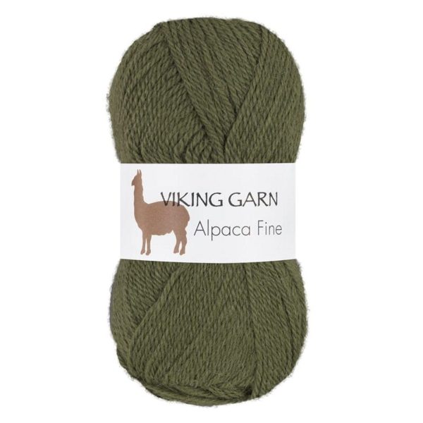 Viking Alpaca Fine, farge 636 Skogsgrønn