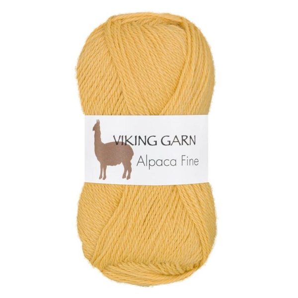 Viking Alpaca Fine, farge 641 Maisgul