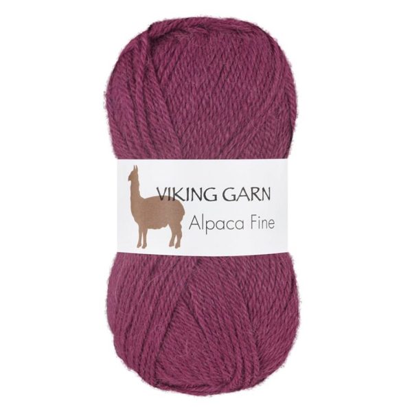 Viking Alpaca Fine, farge 660 Plomme