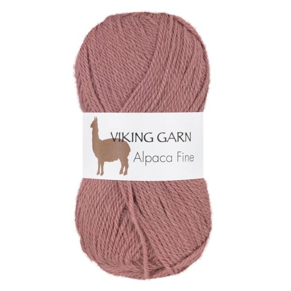 Viking Alpaca Fine, farge 662 Gammelrosa