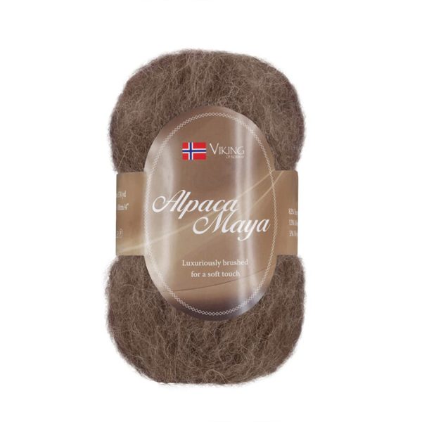 Viking Alpaca Maya, farge 708 Brun