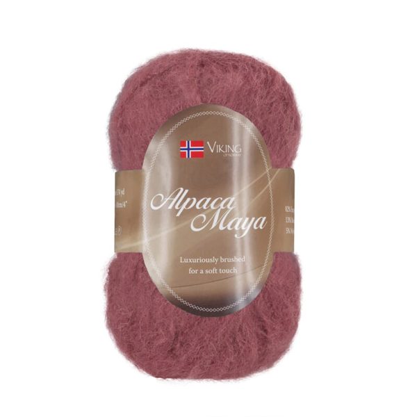 Viking Alpaca Maya, farge 758 Rødbrun