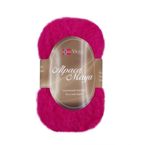 Viking Alpaca Maya, farge 762 Cerise