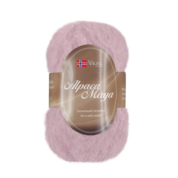 Viking Alpaca Maya, farge 766 Lys Rosa