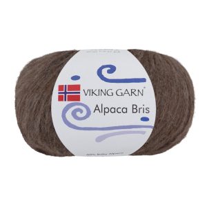 Garn viking alpaca bris 308 brun