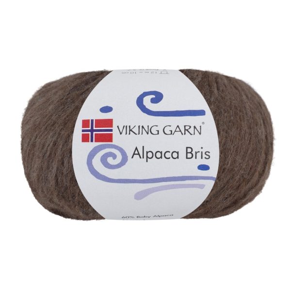 Viking Alpaca Bris, farge 308 Brun