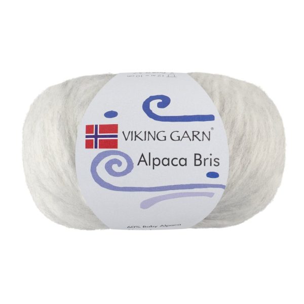 Viking Alpaca Bris, farge 312 Perlegrå