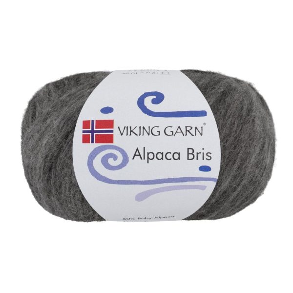 Viking Alpaca Bris, farge 315 Mørk Grå
