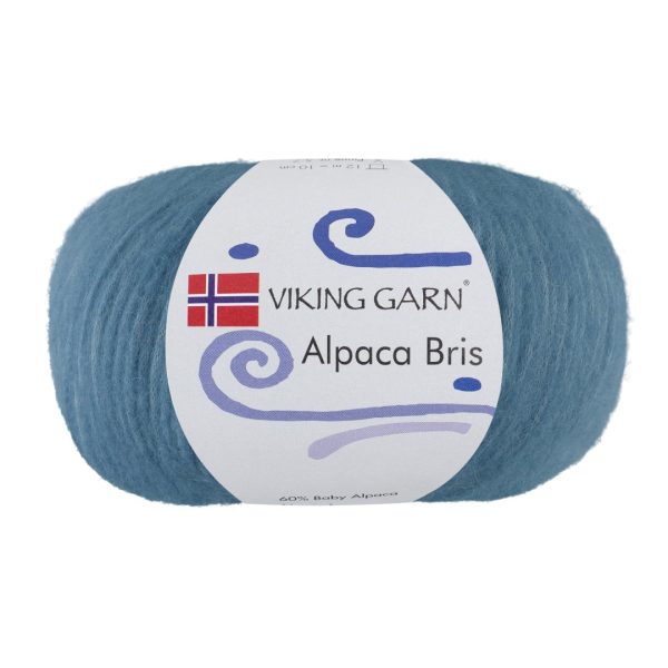 Viking Alpaca Bris, farge 326 Lys Jeansblå