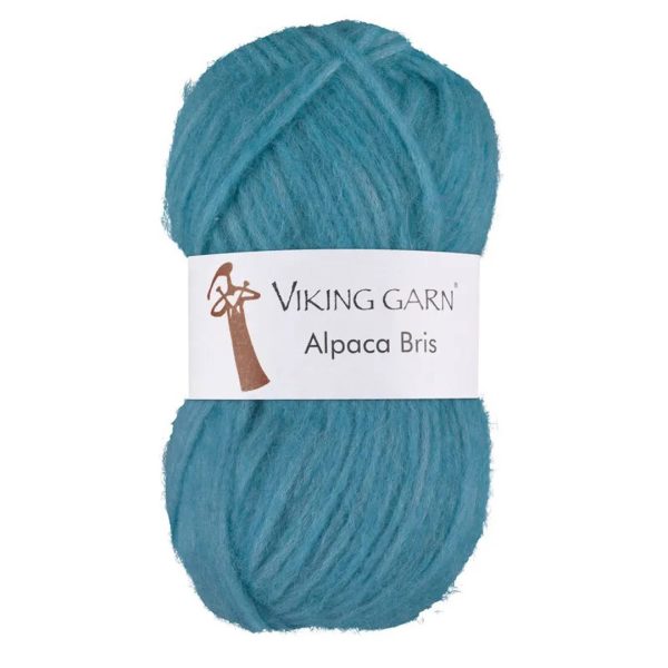 Viking Alpaca Bris, farge 328 Lys Turkis