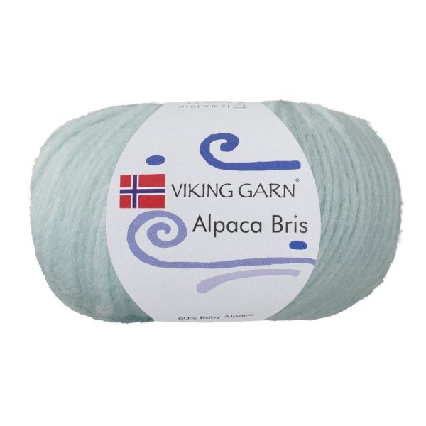 Viking Alpaca Bris, farge 331 Lys Petrol