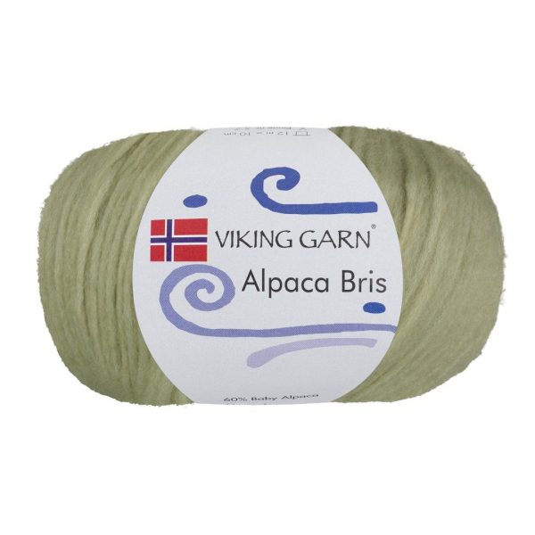Viking Alpaca Bris, farge 334 Mosegrønn