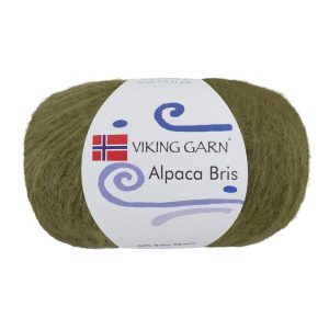 Garn viking alpaca bris 335 grønn