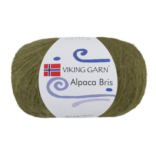 Viking Alpaca Bris, farge 335 Grønn