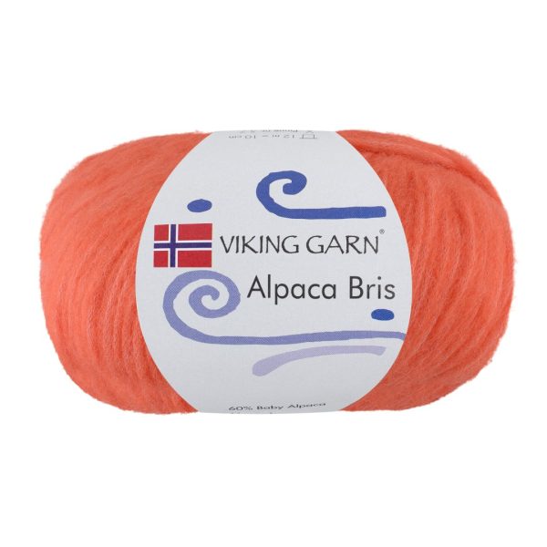 Viking Alpaca Bris, farge 351 Oransje