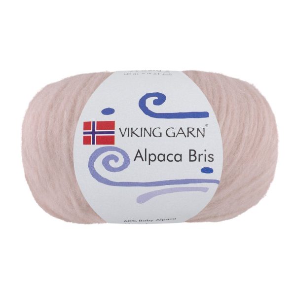 Viking Alpaca Bris, farge 363 Pudderrosa