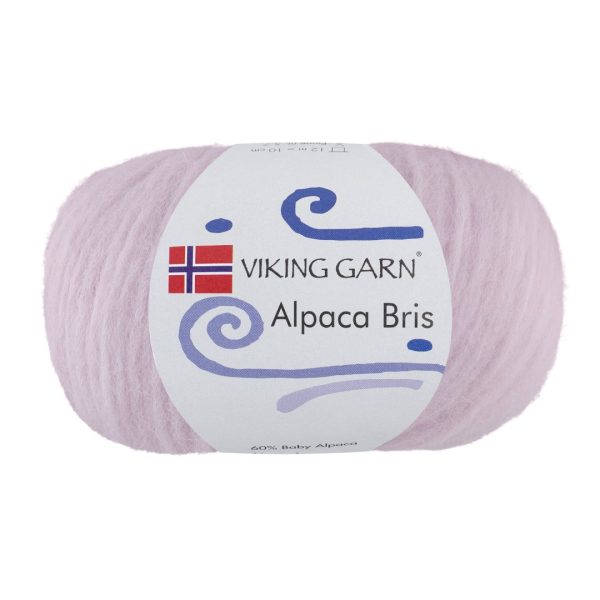 Viking Alpaca Bris, farge 367 Lys Lilla