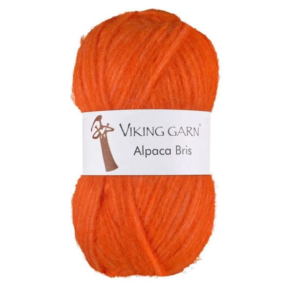 Viking Alpaca Bris, farge 371 Oransje