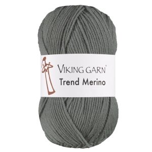 Garn viking trend merino 435 støvet grøn