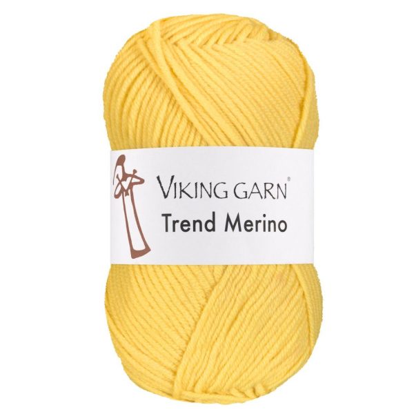 Viking Trend Merino, farge 440 Gul