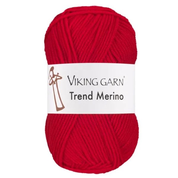 Viking Trend Merino, farge 450 Rød