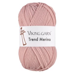 Garn viking trend merino 462 pudderrosa