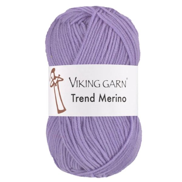 Viking Trend Merino, farge 468 Lys Lilla