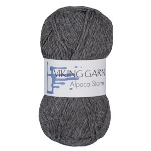 Garn viking alpaca storm 515 mørk grå