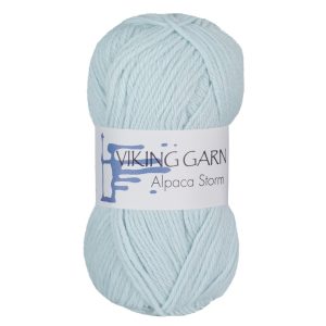 Garn viking alpaca storm 520 lys blå