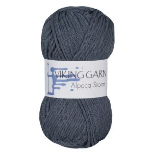 Garn viking alpaca storm 527 jeansblå