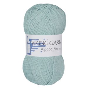 Garn viking alpaca storm 528 lys petrol