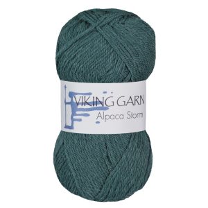 Garn viking alpaca storm 529 mørk petrol