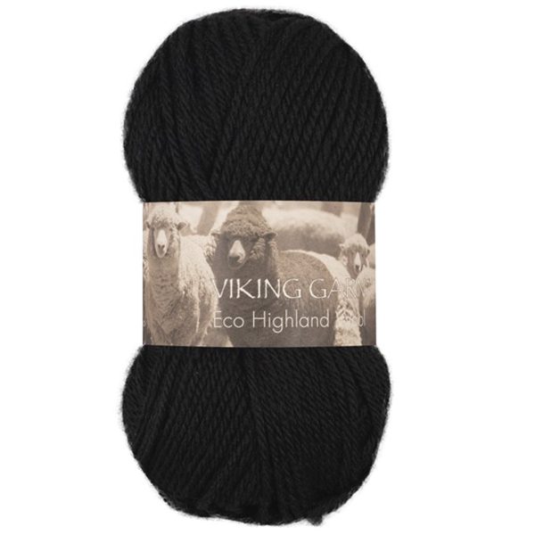 Viking Highland Eco Wool, farge 203 Svart