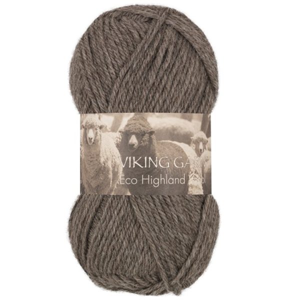 Viking Highland Eco Wool, farge 215 Grå